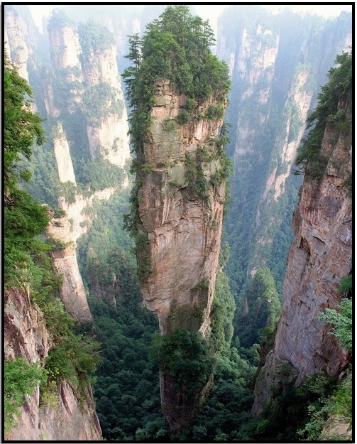 Tianzi Dağları, Çin