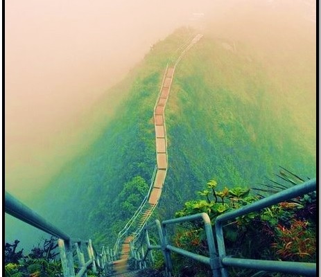 Hawaii’de Cennete Çıkan Merdivenleri Tırman